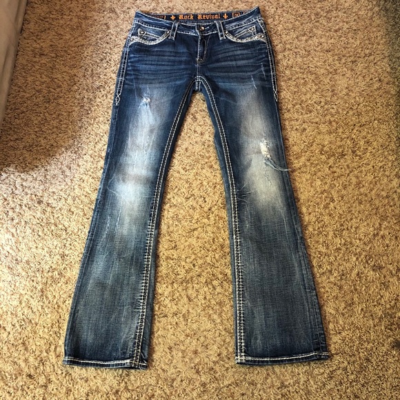 Rock Revival Denim - [Rock Revival] Distressed Jeans